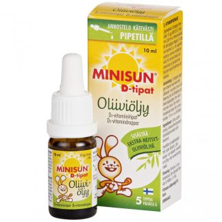 Minisun D-tipat Oliivioljy (витамин Д в каплях на оливковом масле) 10ml