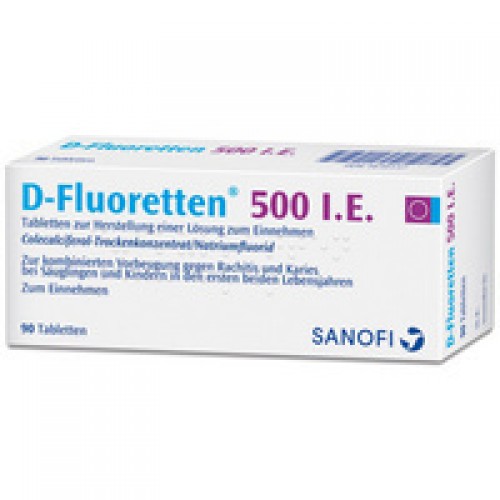D-fluoretten 500 i.e. 90 таб.