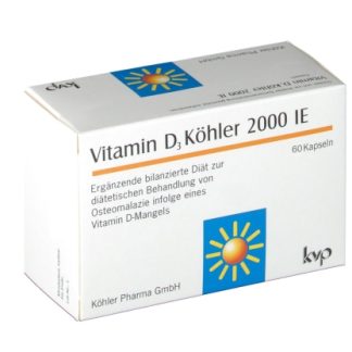 Vitamin D3 Köhler 2000 IE 60 kapseln