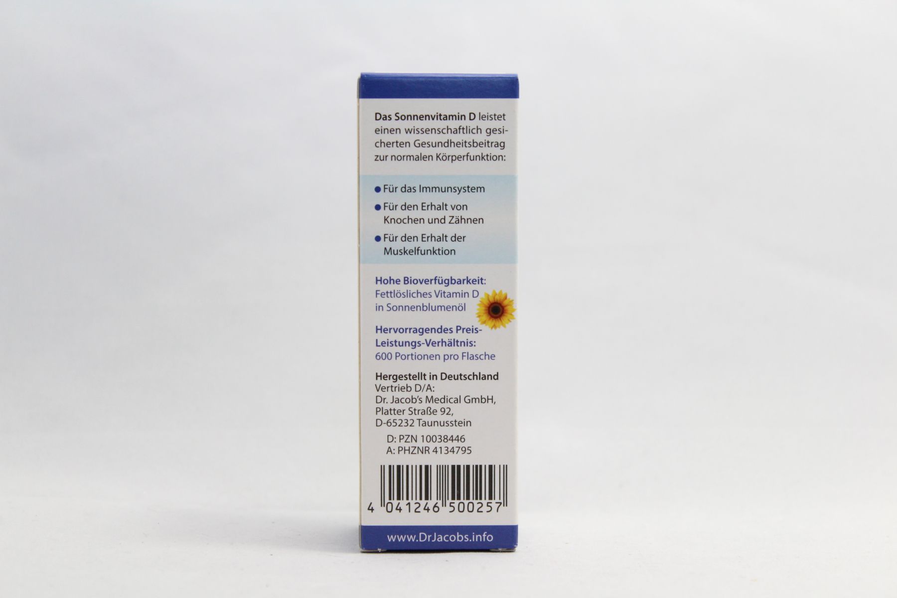 VITAMIN D3 ÖL Dr.Jacob`s Tropfen 20 ml — изображение 4