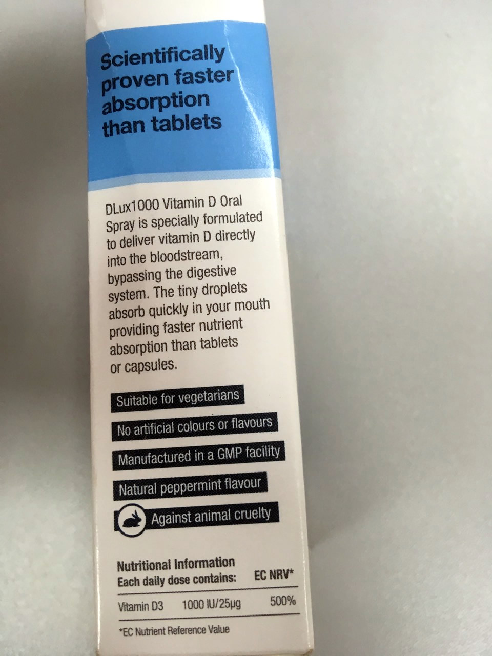 BetterYou DLux1000 Vitamin D Oral Spray 15ml — изображение 6