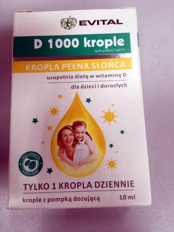 Evital D 1000, krople, 10 ml — изображение 4