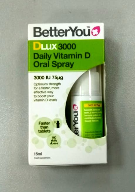 BetterYou Dlux 3000 Vitamin D Oral Spray 15ml — изображение 2