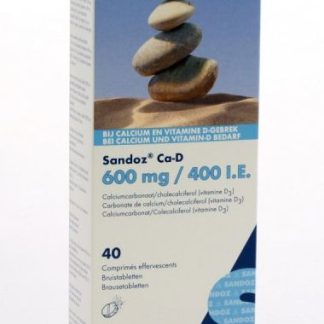 Ca D Sandoz 600mg/400 IE 40 tabs