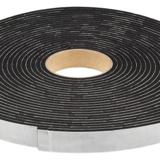 Nastro in PVC RS PRO, 25.0mm x 15.0m x 6.0mm, Nero