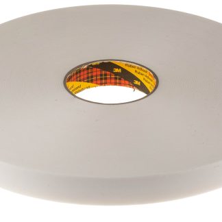 Nastro Biadesivo in Polietilene 3M SCOTCH 9546, 25.0mm x 66.0m x 1.15mm, Bianco, 7,2 N/cm