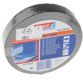 Nastro antiscivolo Nero Tesa 60950, in Pellicola in PVC, 25mm x 15m