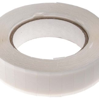 Nastro Biadesivo in Schiuma RS PRO, 25.0mm x 12.0mm x 0.80mm, Bianco