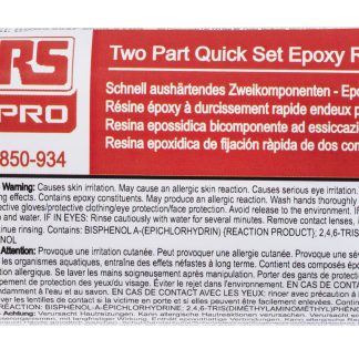 Adesivo epossidico RS PRO, col. Giallo, Doppia cartuccia da 40 ml