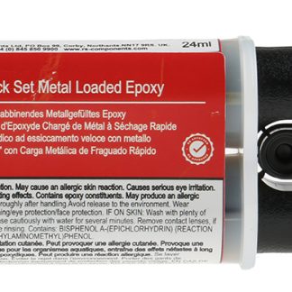 Adesivo epossidico RS PRO, col. Nero, Doppia cartuccia da 25 ml