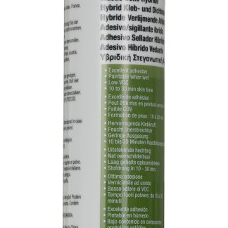 Sigillante adesivo 3M 760 UV Nero, Cartuccia da 295 ml, -40 → +100 °C