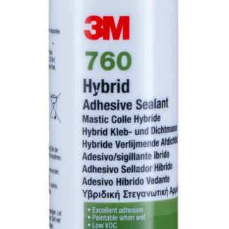 Sigillante adesivo 3M 760 UV Grigio, Cartuccia da 295 ml, -40 → +100 °C
