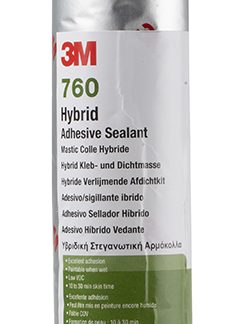 Sigillante adesivo 3M 760 UV Nero, Cartuccia da 600 ml, -40 → +100 °C