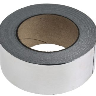 Nastro in alluminio RS PRO, 45m x 50mm x 0.04mm, Resistenza termica +110°C max