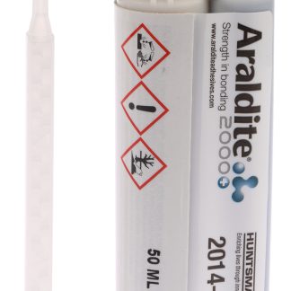 Adesivo epossidico Araldite 2014-2, col. Grigio, Doppia cartuccia da 50 ml