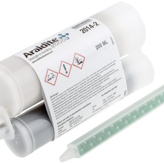 Adesivo epossidico Araldite 2014-2, col. Grigio, Doppia cartuccia da 200 ml