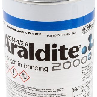 Adesivo epossidico Araldite 2014-2, col. Grigio, Barattolo da 2 x 1 kg