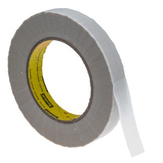 Nastro americano Bianco in Tessuto di vetro 3M 361, adesivo in Silicone, 19mm x 55m x 0.17mm