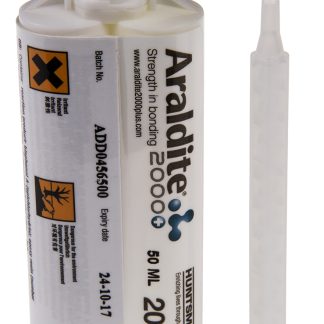 Adesivo epossidico Araldite 2012, col. Giallo, Doppia cartuccia da 50 ml