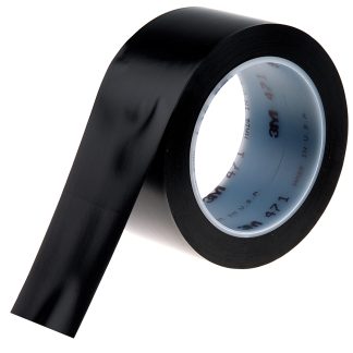 Nastro di indicazione di corsia Nero 3M Scotch 471, in Vinile, 50mm x 33m