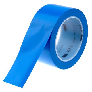 Nastro di indicazione di corsia Blu 3M Scotch 471, in Vinile, 50mm x 33m
