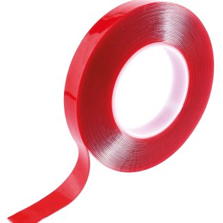 Nastro Biadesivo in Schiuma acrilica Hi-Bond VST 4100C, 19.0mm x 10.0m x 1.0mm, Trasparente, 13,3 N/cm