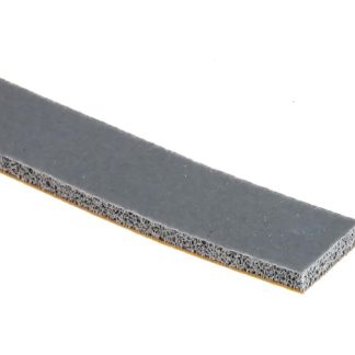 Nastro in Schiuma siliconica RS PRO, 12.0mm x 5.0m x 2.40mm, Grigio