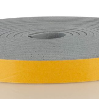 Nastro in Schiuma siliconica RS PRO, 20.0mm x 5.0m x 6.40mm, Grigio