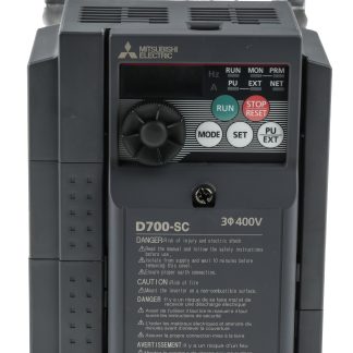 Inverter Mitsubishi Electric, 0,4 kW, 400 V c.a., 3 fasi, 0.2 → 400Hz