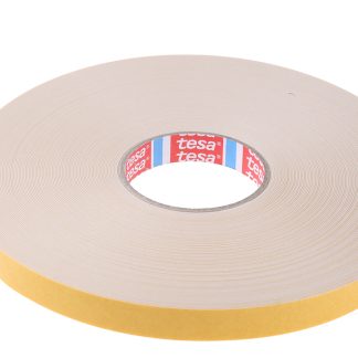 Nastro adesivo in schiuma Biadesivo in Schiuma in PE espanso Tesa 62934, 19.0mm x 50.0m x 0.80mm, Bianco, 17 N/cm