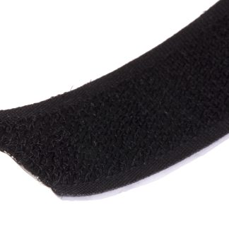 Nastro a gancio RS PRO, 20mm x 5m, Nero
