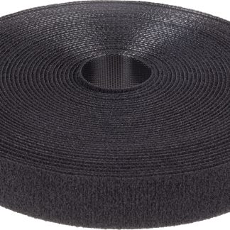 Nastro Hook & Loop RS PRO, 20mm x 10m, Nero