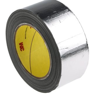 Nastro in alluminio 3M, 33m x 50mm x 0.19mm, Conduttivo, Resistenza termica +316°C max