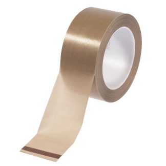 Nastro americano Marrone in Tessuto di vetro, PTFE 3M Scotch 5451, adesivo in Gomma naturale, 50mm x 33m x 0.14mm