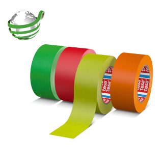 Nastro americano Gaffa Rivestimento acrilico verde Tesa, 25mm x 25m, spessore 0.28mm, Gomma 4671