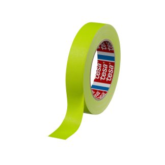 Nastro americano Gaffa Rivestimento acrilico giallo Tesa, 25mm x 25m, spessore 0.28mm, Gomma 4671