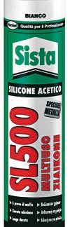 Sigillante al silicone Henkel Nero, Tubo da 300 ml