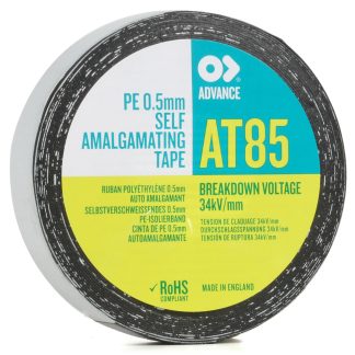 Nastro autoamalgamante Nero Advance Tapes, 10m x 19mm x 0.5mm, rottura 17000V