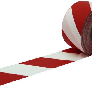 Nastro per segnalazione di pericolo Rosso/bianco RS PRO RSNA 580 RB, in Polietilene ad alta densità, 75mm x 500m