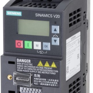 Inverter Siemens, 0,12 kW, 230 V c.a., 1 fase, 0 → 550Hz