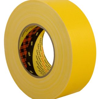 Nastro telato Giallo in Tessuto di polietilene 3M Scotch 389, adesivo in Resina di gomma, 25mm x 50m x 0.26mm