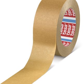 Nastro in Carta Tesa 4304, adesivo in Gomma naturale, 50m x 50mm x 0.145mm, Marrone