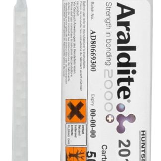 Adesivo epossidico Araldite 2013-1, col. Grigio, Doppia cartuccia da 50 ml