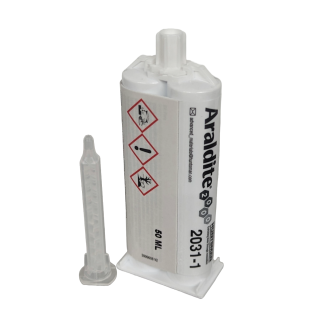 Adesivo epossidico Araldite Araldite 2031-1, col. Nero, Doppia cartuccia da 50 ml