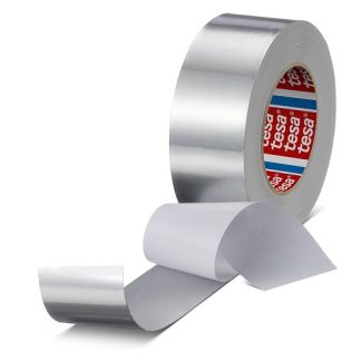 Nastro in alluminio Tesa, 50m x 50mm x 0.05mm, Conduttivo, Resistenza termica +50°C max