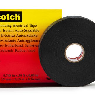 Nastro autoamalgamante Nero 3M Scotch® 23, 9.15m x 19mm x 0.76mm