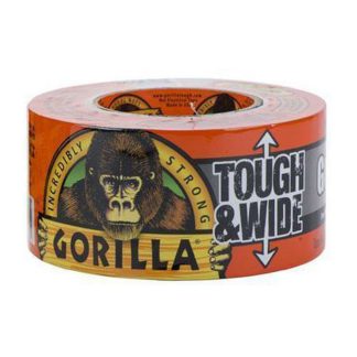 Nastro telato Nero in Tessuto di polietilene GORILLA GLUE EUROPE LTD 3044300, 73mm x 27m x 0.42mm