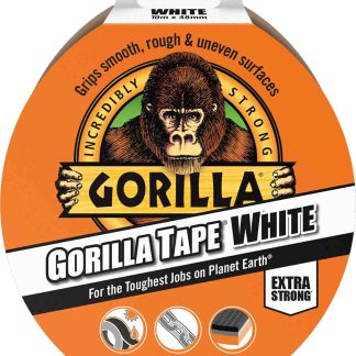 Nastro telato Bianco in Polietilene GORILLA GLUE EUROPE LTD, 48mm x 8.2m x 0.18mm
