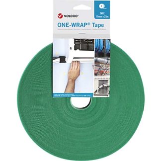 Nastro Hook & Loop Velcro® One-Wrap VEL-OW64106, 10mm x 25m, Verde