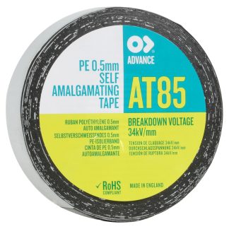 Nastro autoamalgamante Nero Advance Tapes AT85, 10m x 25mm x 0.5mm, rottura 17000V